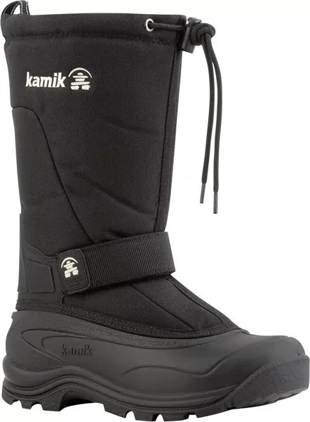 Женские утепленные водонепроницаемые зимние ботинки Kamik Greenbay 4, черный