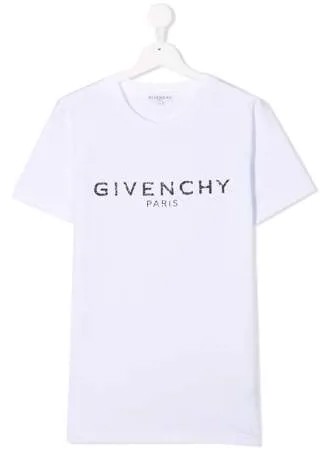 Givenchy Kids футболка с логотипом