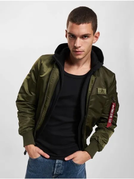 Переходная куртка Alpha Industries, зеленый