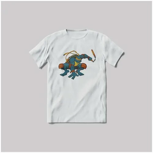 Футболка TMNT (Teenage Mutant Ninja Turtles, Мультфильм, Черепашки Ниндзя, Мультик, Рафаэль, Донателло, Микелланджело,Леонардо, Сплинтер, Блэк, Черный, Black) 3