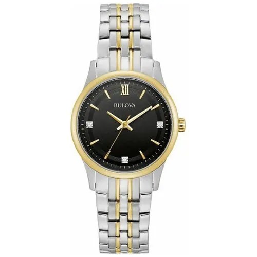 Наручные часы BULOVA, золотой, черный