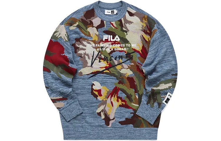 Свитер мужской с принтом по всей поверхности Fila, цвет All Over Print