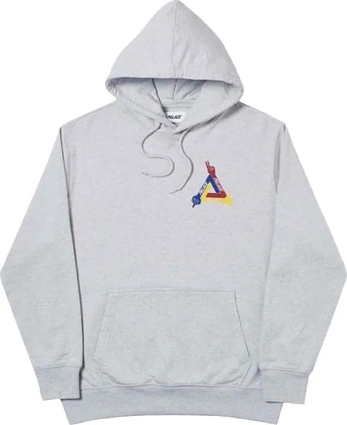 Толстовка Palace JCDC Hood 'Grey Marl', серый