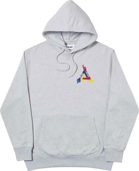 Толстовка Palace JCDC Hood 'Grey Marl', серый