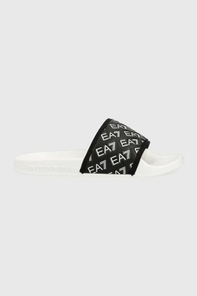 XCP010 XK340 A120 шлепанцы EA7 Emporio Armani, черный