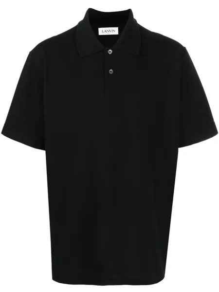 Рубашка поло Lanvin, черный