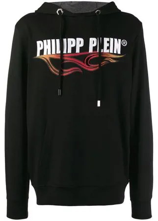 Philipp Plein толстовка Flame с капюшоном