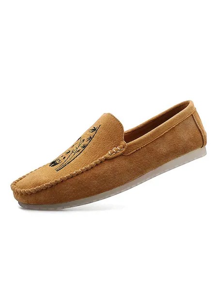 Milanoo Men's Suede Casual Loafers