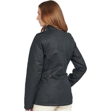 Вощеная куртка Winter Defense женская Barbour, цвет Navy/Classic