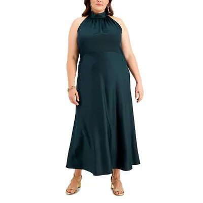 Женское атласное платье миди без рукавов Taylor Plus BHFO 6259