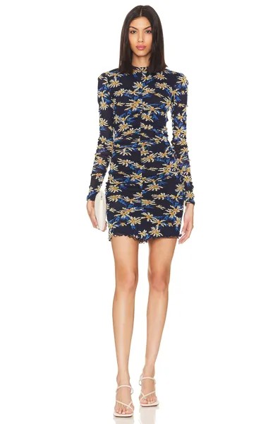 Платье Diane von Furstenberg Azula Reversible, цвет Paris Floral Navy & Tiny Bean