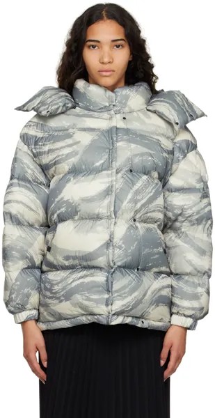 4 Moncler Hyke Серый пуховик Galenstockis Moncler Genius