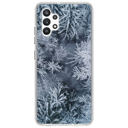 Силиконовый чехол с рисунком Дом в горах для Samsung Galaxy A52, Anycase PR0001831