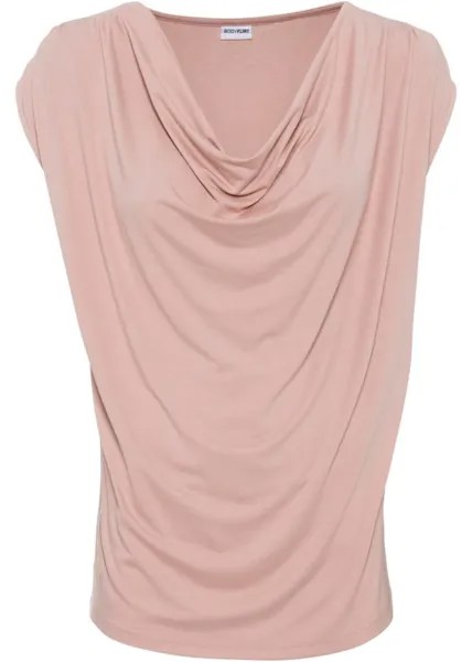 Рубашка «водопад» Bodyflirt, розовый