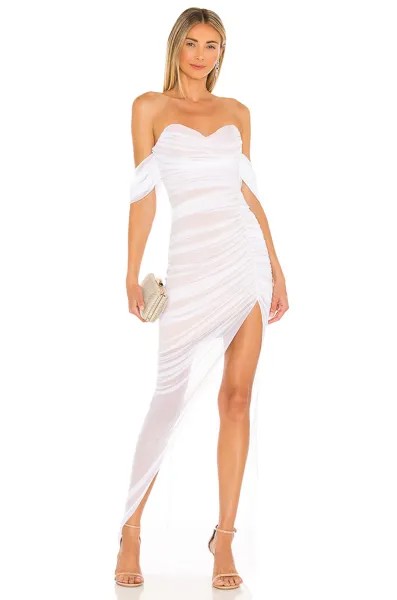 Платье Nookie x REVOLVE Dita Mesh Gown, цвет White & Nude