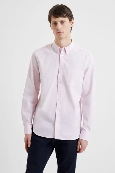 Розовая оксфордская рубашка French Connection, розовый