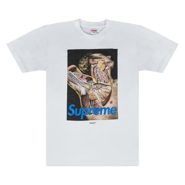 Футболка Supreme x Undercover Anatomy T-Shirt 'White', белый