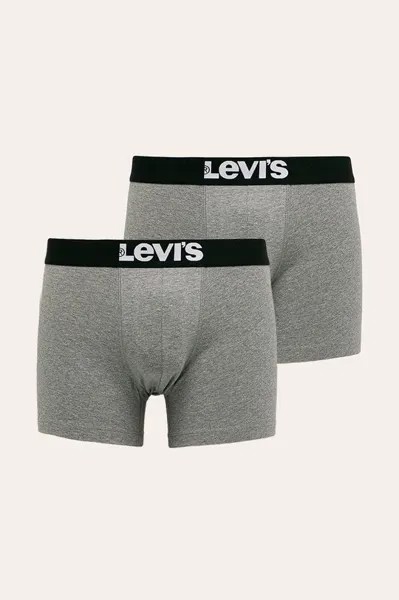 Боксеры (2 упаковки) Levi's, серый