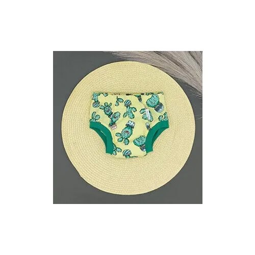 Трусы MilleFaMille, размер 98-52, зеленый, хаки
