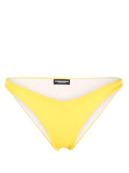 Dsquared2 плавки бикини с логотипом, желтый