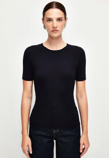 Базовая футболка Short Sleeve adL, цвет navy blue