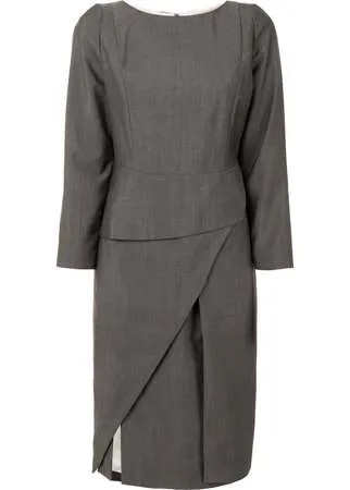 Christian Dior платье pre-owned с разрезом спереди