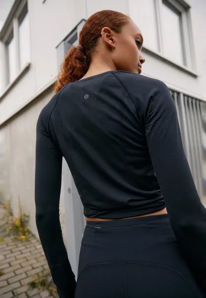 Футболка с длинным рукавом Swiftly Tech 2 0 lululemon, цвет black black