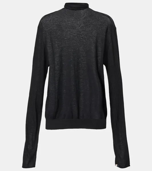 Водолазка N°365 Thunder из смеси кашемира Extreme Cashmere, цвет raven