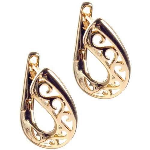 Серьги XUPING JEWELRY, бижутерный сплав, золотой