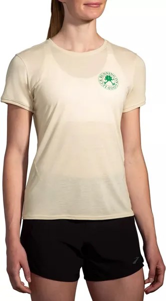 Женская футболка Brooks для бега на дистанцию ​​с короткими рукавами 3.0 Lucky