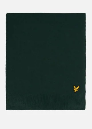 Шарф унисекс Lyle&Scott Classic зеленый 171х29 см