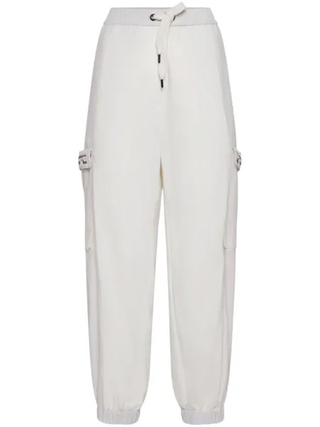 Brunello Cucinelli спортивные брюки карго, белый
