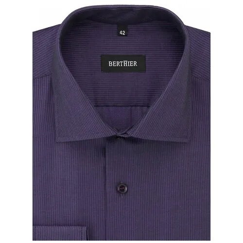 Рубашка BERTHIER, размер 174-184/41, фиолетовый