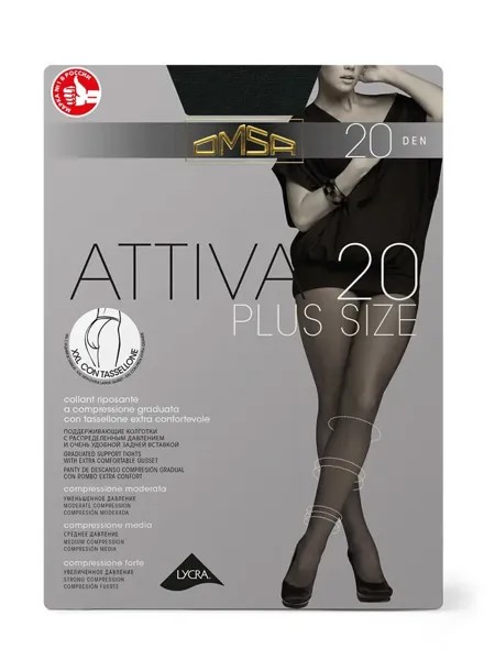 Колготки oms attiva 20 xxl plus size