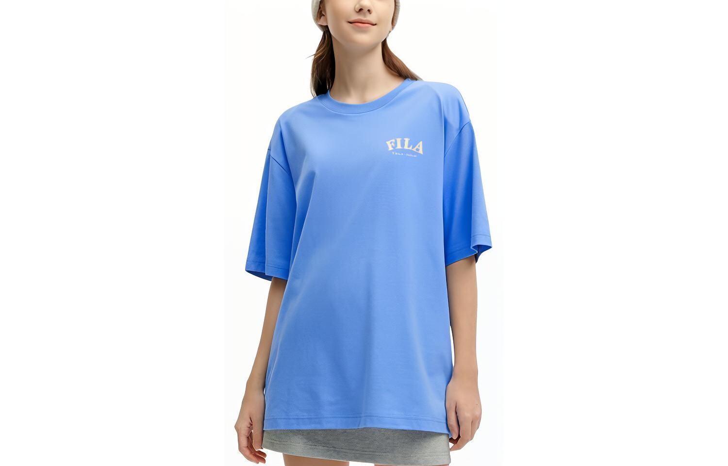 Футболка унисекс Pure Water Blue Fila, цвет Pure water blue