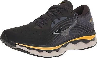 Мужские кроссовки Mizuno Wave Sky 6, черные/пассаты, ширина 9,5 2E, США