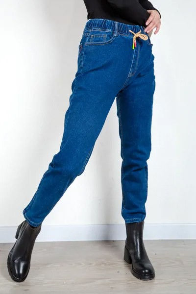 Джинсы женские утепл. Denim SZ-6800 (31, Синий)