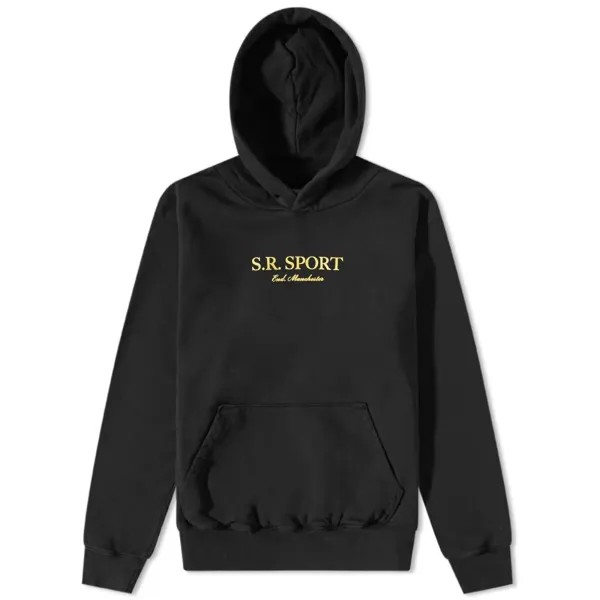 Sporty & Rich Худи manchester crest, черный