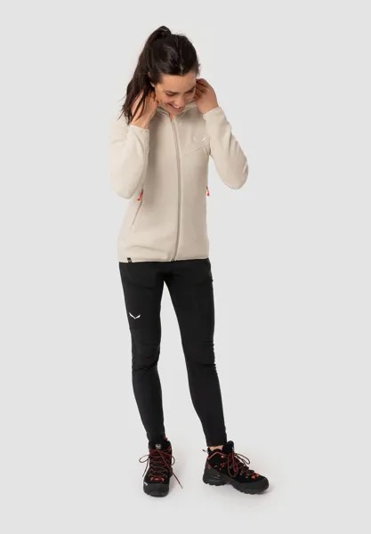 Флисовая куртка NUVOLO Salewa, овсяный меланж