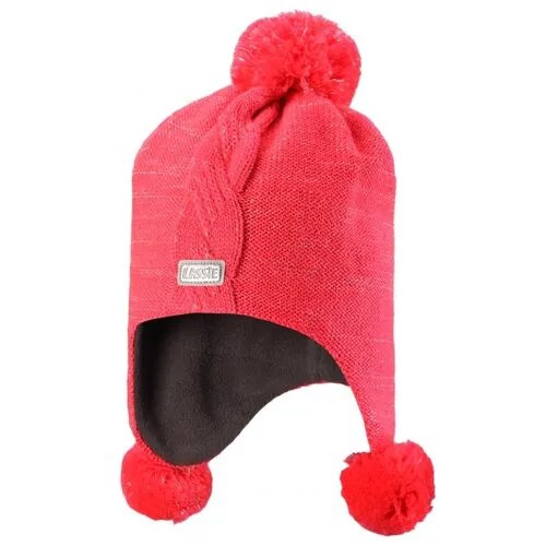 Шапка LASSIE Beanie 728696 для девочки, цвет малиновый, размер S (46-48)