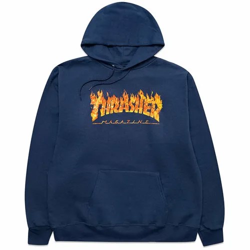 Толстовка THRASHER, размер XL, синий