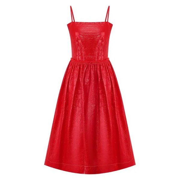 Платье из смеси хлопка и вискозы Marni