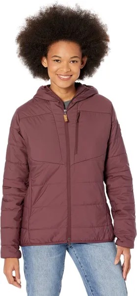 Куртка Keb Padded Hoodie Fjällräven, цвет Light Garnet