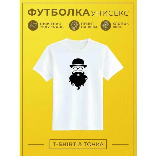 Футболка T-Shirt & Точка, размер M, белый