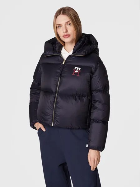 Пуховик стандартного кроя Tommy Hilfiger, синий