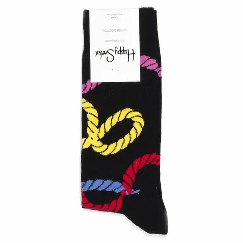 Носки Happy Socks Мужские носки с рисунками Happy Socks, размер 41-46, черный, красный