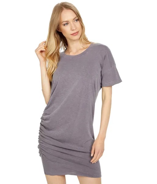 Платье SUNDRY, Side Shirred T-Shirt Dress