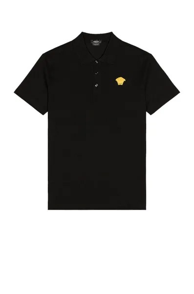 Поло Versace, черный
