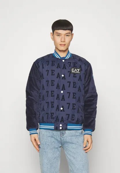 Бомбер Chaquetas EA7 Emporio Armani, темно-синий