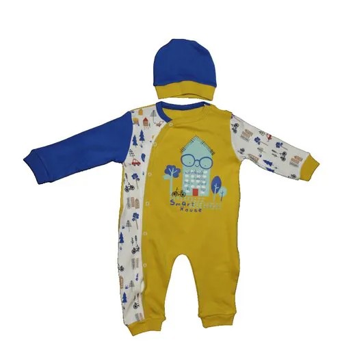 Комбинезон мальчик трикотаж HUNNY KIDS 62/68/74